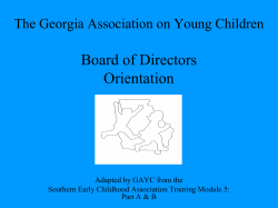 Training Module 5: Part A The Board of Directors &ndash; Structure and