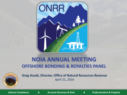Federal Gas - National Ocean Industries Association
