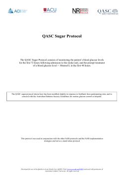 QASC Sugar Protocol