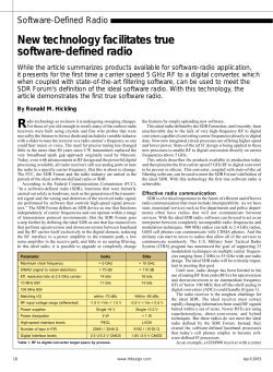 New technology facilitates true software-defined radio