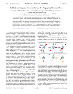 Full Coherent Frequency Conversion between Two