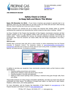 Project Objective - Virginia Propane Gas Association