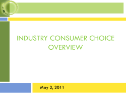YPA and ADP consumer choice/opt out webinar (INTERAL O