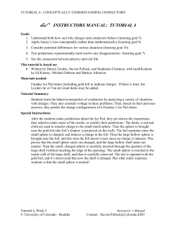 Part 1 * Conceptually Understanding Conductors
