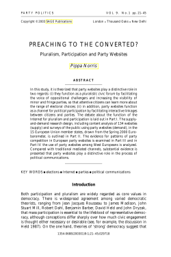 preaching to the converted?