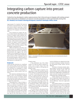 Integrating carbon capture into precast concrete production