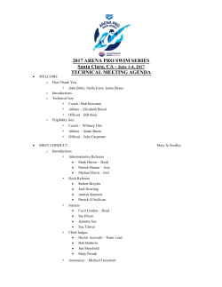 2017 ARENA PRO SWIM SERIES Santa Clara, CA