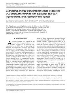 Managing energy consumption costs in desktop PCs and