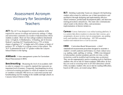 CFA: Common Formative Assessment