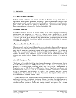 5.5 HAZARDS ENVIRONMENTAL SETTING Certain natural