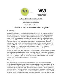 Artist in Residence Program (doc)