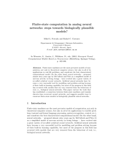 Finite-state computation in analog neural networks: steps towards