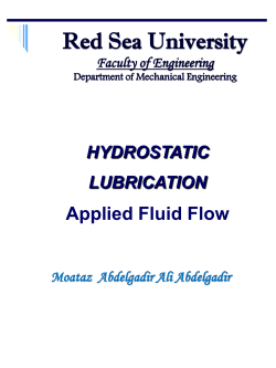 Lecture 6- PRINCIPLES OF HYDROSTATIC