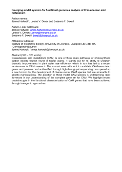 Emerging model systems for functional genomics analysis of