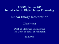 Introduction to Digital Image Processing