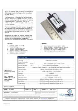 If you are splitting light, coupling wavelengths or monitoring circuits