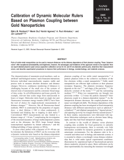 Calibration of Dynamic Molecular Rulers Based on