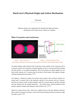 The Nuclear Force and Nuclear Structure
