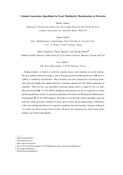 Column Generation Algorithms for Exact Modularity Maximization in