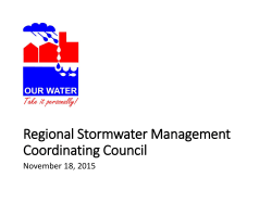 Regional Stormwater Management Coordinating Council