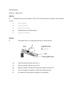 Plant Responses
