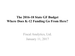 The Future of the State-Local Fiscal (Partnership?) Relationship