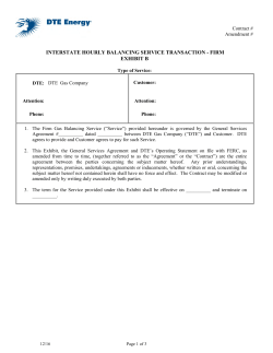 Interstate Hourly Balancing Service Transaction Firm