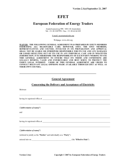 EFET General Agreement Power - 2.1_a_ September 2007 _Ver?&amp