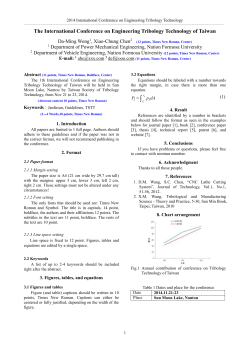 Abstract (11 points, Times New Roman, Boldface, Center)