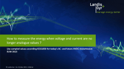 How to measure the energy when voltage and current are no longer