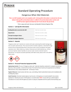 Dangerous When Wet Materials