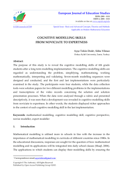02. COGNITIVE MODELLING SKILLS