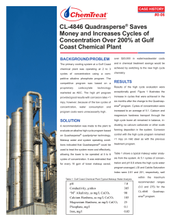 CL-4846 Quadrasperse&reg; Saves Money and Increases