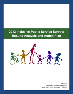 2012 Inclusive Public Service Survey: Results Analysis And Next