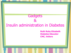 gadgets-diabetes - Endocrinology CMC in Vellore
