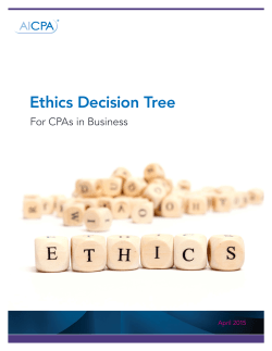 Ethics Decision Tree