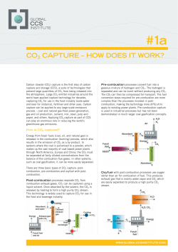 co2 capture - Global CCS Institute