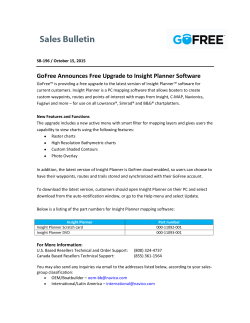 GoFree Announces Free Upgrade to Insight Planner