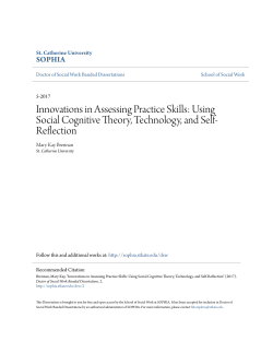 Innovations in Assessing Practice Skills: Using Social Cognitive
