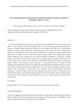 International Conference on Air Pollution Control Benefit and Cost