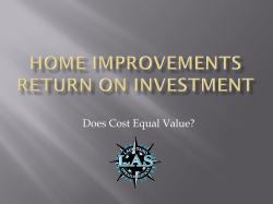 ROI of Home Improvements