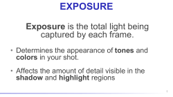 exposure is