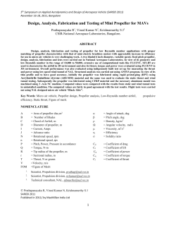 Full length Paper for SAROD - NAL-IR