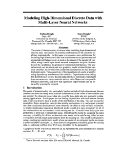 Modeling High-Dimensional Discrete Data with Multi