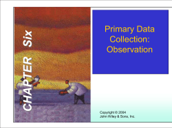 Observation Research on the Internet Learning Objectives Learning