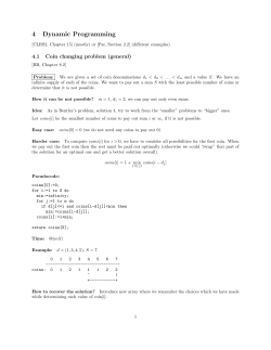 4 Dynamic Programming