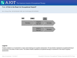 Slide () - American Journal of Occupational Therapy