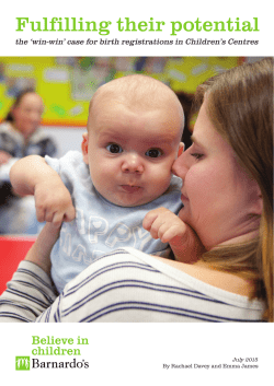 Fulfilling their potential