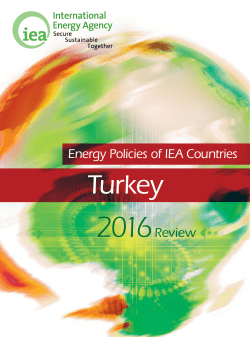 Energy Policies of IEA Countries - Turkey