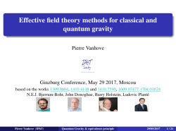 Effective field theory methods for classical and quantum gravity